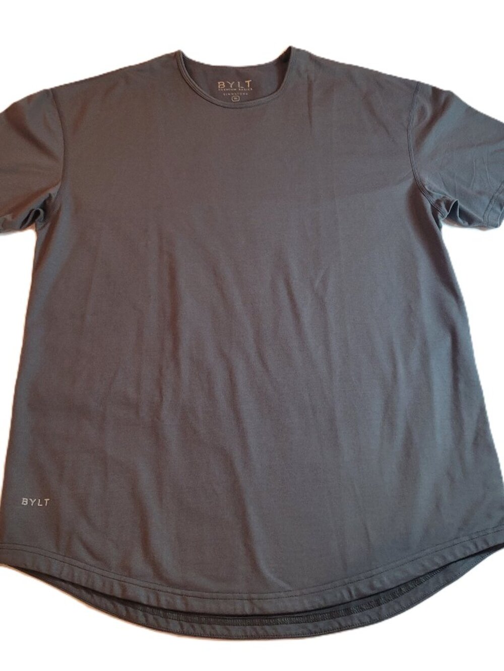 BYLT Basics Men's Short Sleeve Performance T-Shirt Gray XL